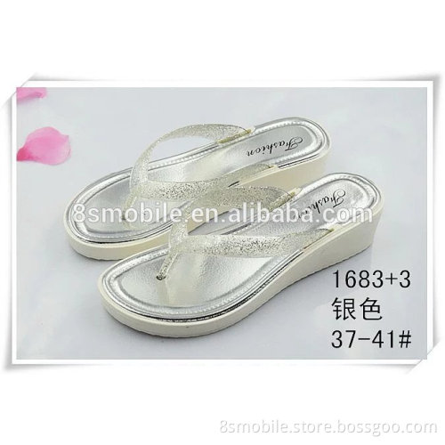 transparent fashion design sandal with high heel